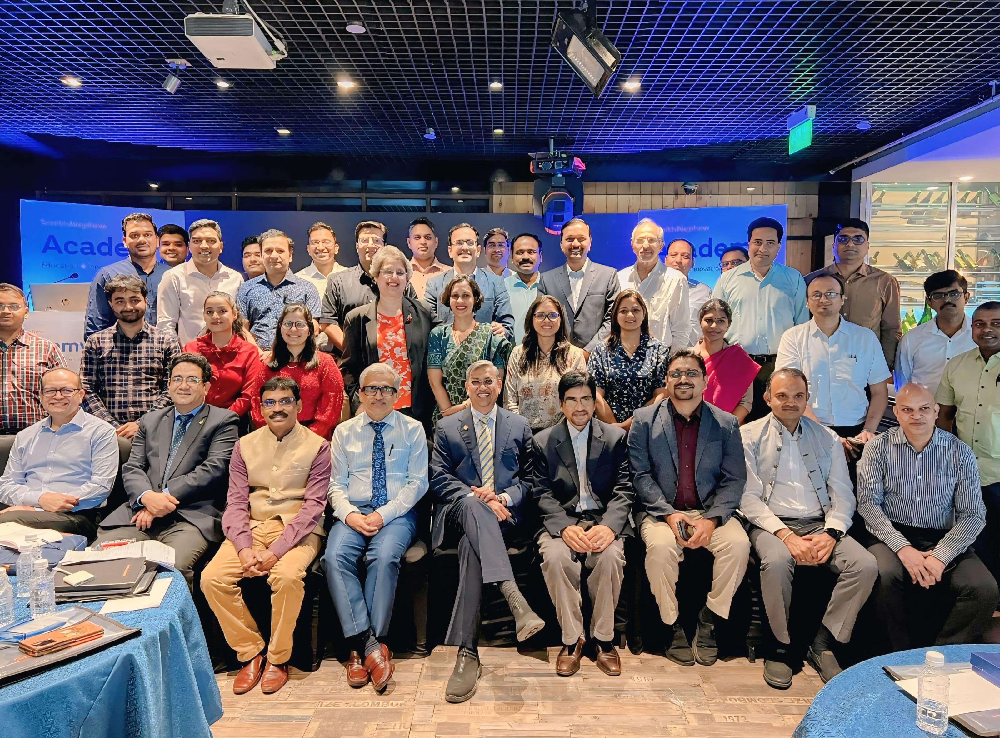 Dr. S. Hussain with senior physicians at a Continuing Medical Education (CME) workshop group portrait